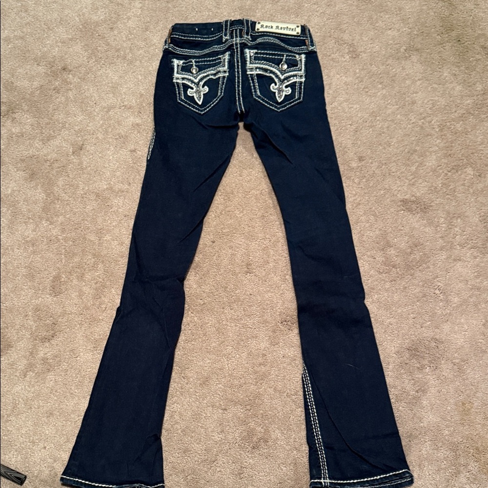 Rock Revival Dark Blue Boot Cut Jeans